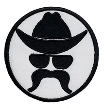 Funny Cholo Mexican Embroidered Iron On Patch 2.5" Chicano Cholo Lowrider Brim