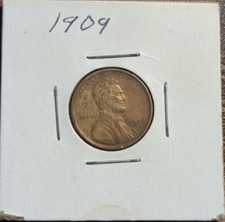 Red 1909 Philadelphia Mint Copper Lincoln Cent