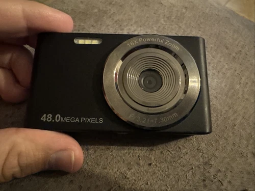 4K Compact Point and Shoot Digital Camera Video 48MP 16X Zoom, 2.8 In LCD Screen