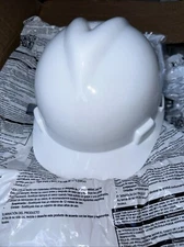 Msa Safety 463942 V-Gard Front Brim Hard Hat, Slotted, Cap Style, Type 1, Class