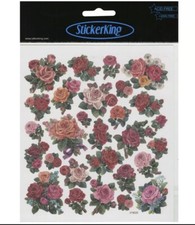 Tattoo King SK129MC-4911 Multicolored Stickers-Classic Roses