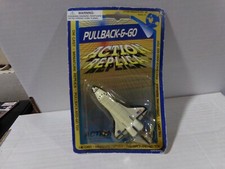 Action Replica Space Shuttle Diecast Pullback and Go White 060221DMT2