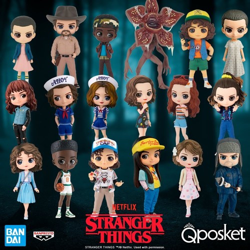 Stranger Things Q Posket  Figure Banpresto Qposket NETFLIX Authentic Eddie Nancy - Picture 1 of 103