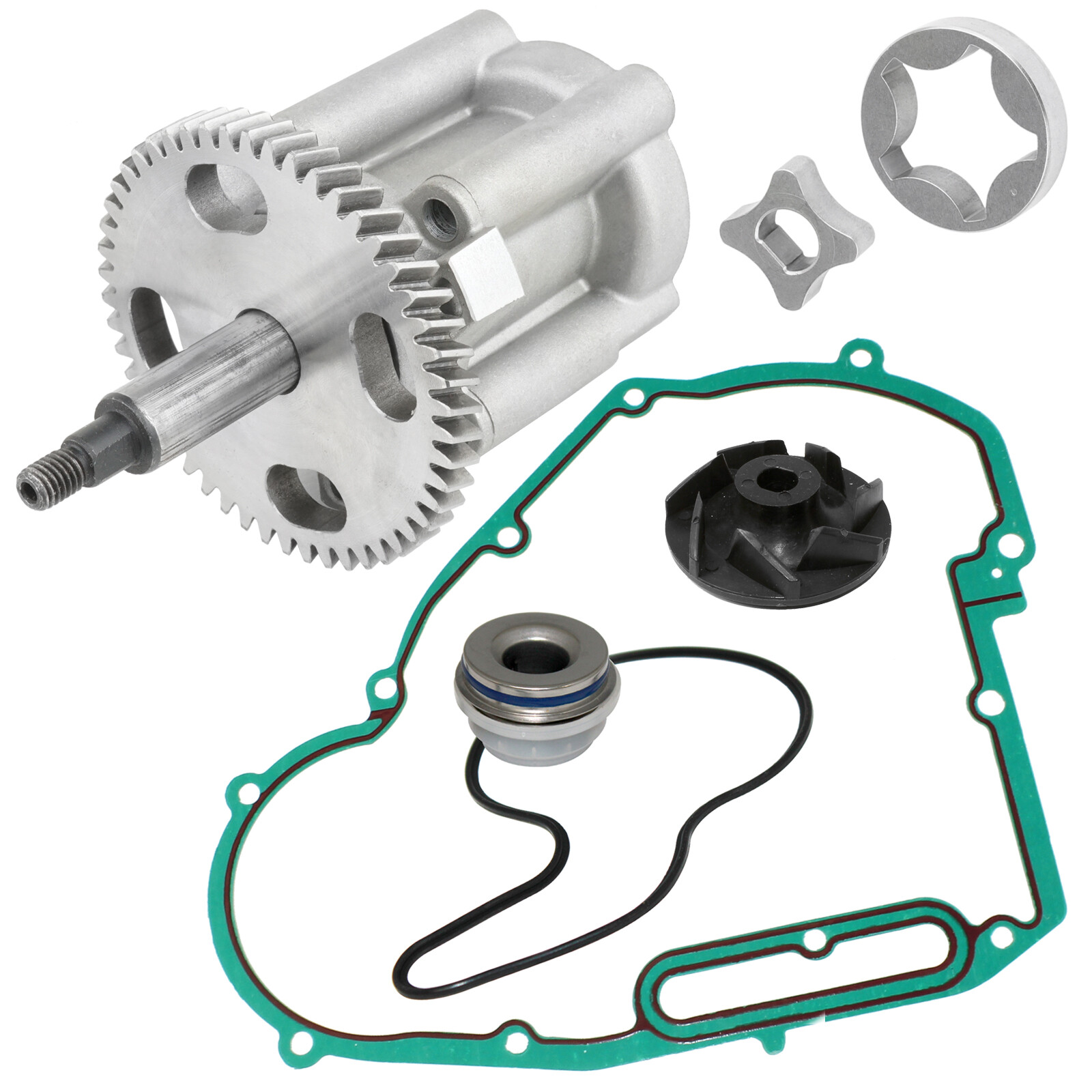 Pump Water Pump Impeller Seal Kit For Polaris Ranger Xp 800 