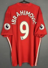 IBRAHIMOVIC MEN'S FC MANCHESTER UNITED 2016/2017 FOOTBALL SOCCER SHIRT SIZE 2XL