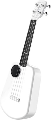 Populele Plus Smart ukulele white concerto ukulele, smart app, video insegnamento NUOVO/IMBALLO ORIGINALE - Foto 1 di 7