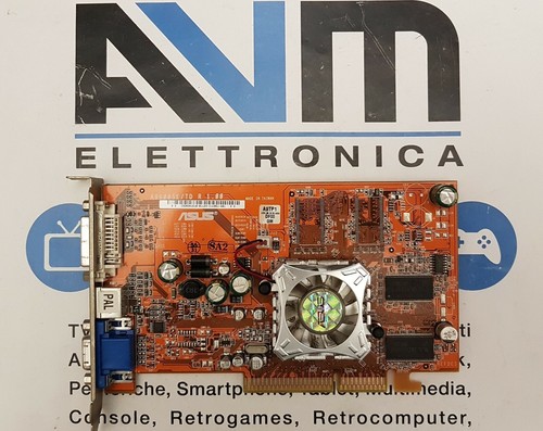 Scheda video AGP ASUS ATI Radeon 9600 9550 9250 Retrocomputing GARANZIA AGP 8x4x - Foto 2 di 33