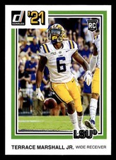 Terrace Marshall Jr. 2021 Chronicles Draft Picks #44 Panthers DONRUSS ROOKIE