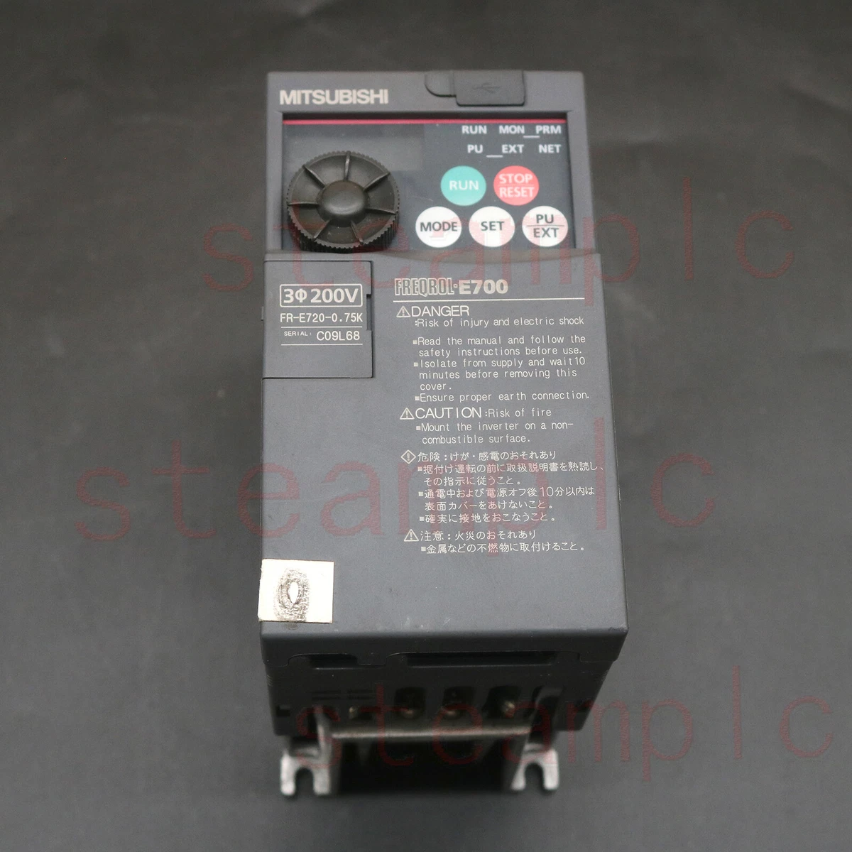 Used Mitsubishi FR-E720-0.75K FRE720 Inverter Free Shipping