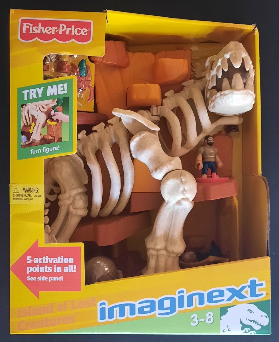Imaginext Island Of Lost Creatures Dinosaur Skeleton Play Set