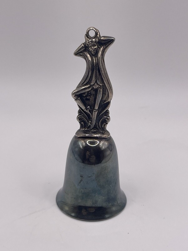 Reed & Barton 12 days of Christmas Silver Plated Bell Lords a Leaping Tarnished