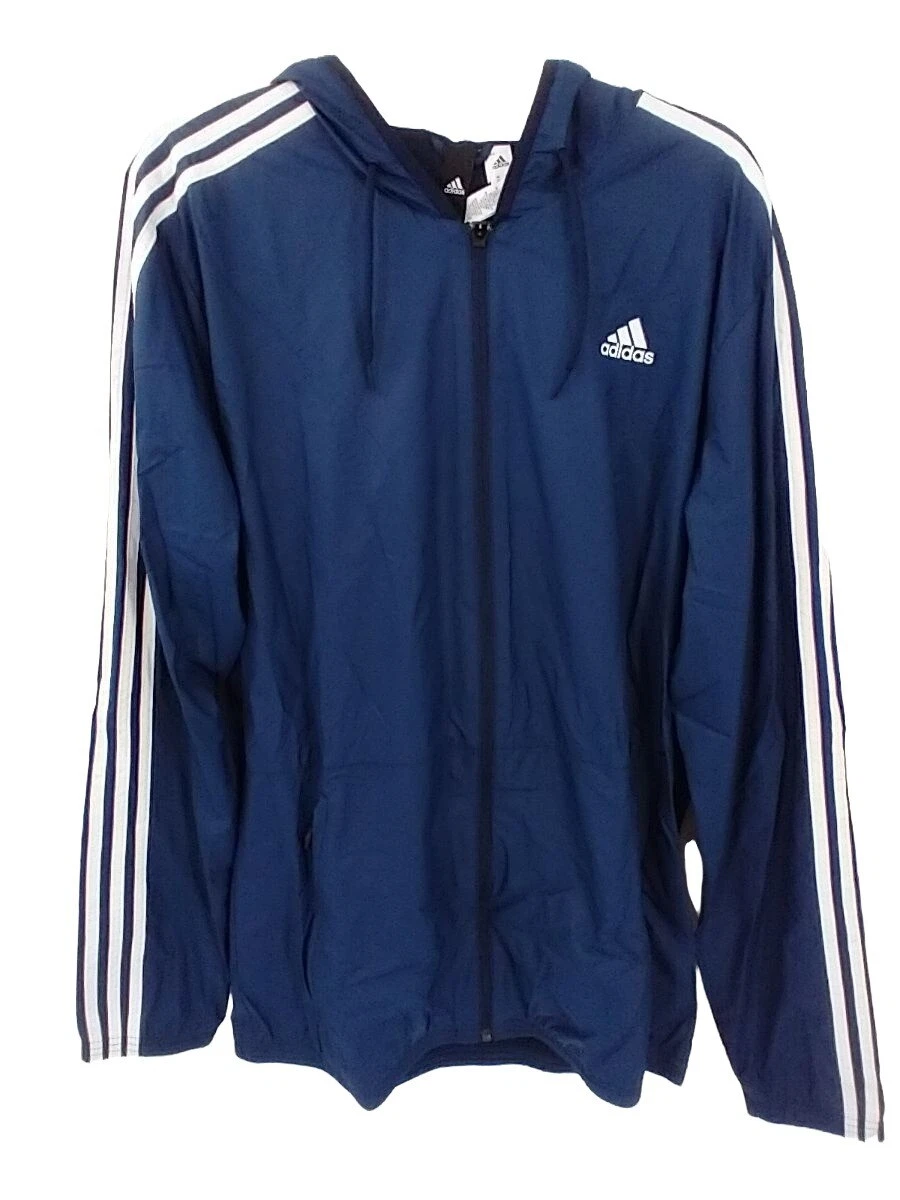 Adidas Men s Big Tall Essentials Wind Jacket Large Tall Blue
