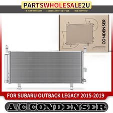 AC Condenser A/C Air Conditioning w/ Receiver Drier & Bracket for Subaru Legacy