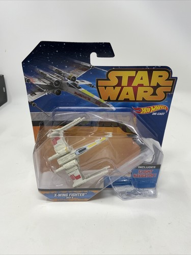 Star Wars Hot Wheels Diecast X-Wing Fighter Red 5 Mattel CGW67 - Picture 10 of 12