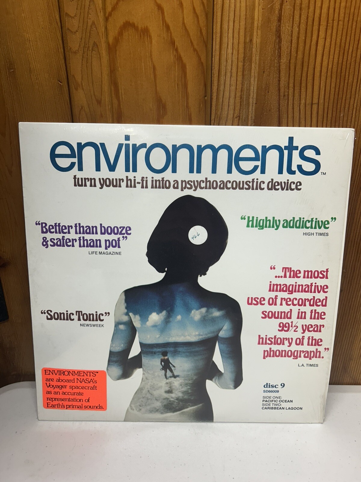 Vintage 1979 Environments LP Disc 9 Pacific Ocean Caribbean Lagoon Vinyl