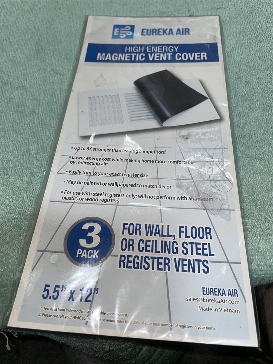 Eureka Air High Energy Magnetic Vent Covers In X 12 In Pack