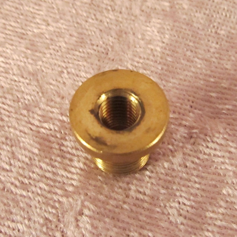 LAMP FINIAL ADAPTER for old antique lamp 1/8 IPS to 1/427 / shade rest