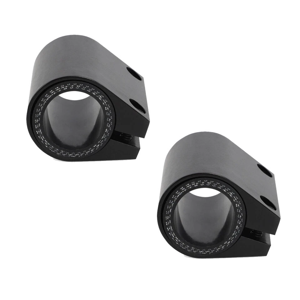 2 BILLET ALUMINUM 1" Exhaust Clamps Connectors For Yamaha Banshee 350 1987-2006 Foto 2 de 4