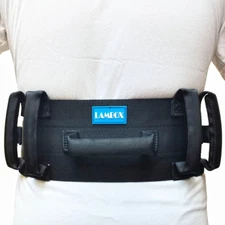 LAMBOX Gait Belt Transfer Belt with 7 Nylon Padded Handles, Medical Nursing 