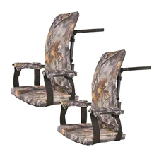 2PC Hunting Deluxe Tree Stand Seat and Heavy-duty Ratchet Strap 300 lb. Capacity