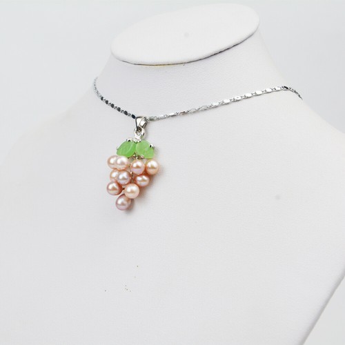 Handmade Pearls Long Chain Necklace Pendant Jewelry Accessory for Women Party - 第 14/18 張圖片