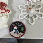 Lot of 7 Snowman Christmas Ornaments Winter Holiday Decorations — photo 6