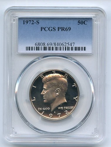 1972-S Kennedy Half Dollar Proof — photo from the most recent tracked eBay sale