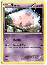 Munna 39/101 Common Plasma Blast Pokemon TCG
