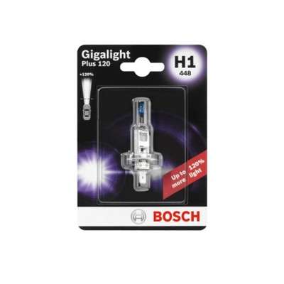 Glühlampe Halogen BOSCH H1 Gigalight Plus 120% 12V, 55W, 1 Stück [C]