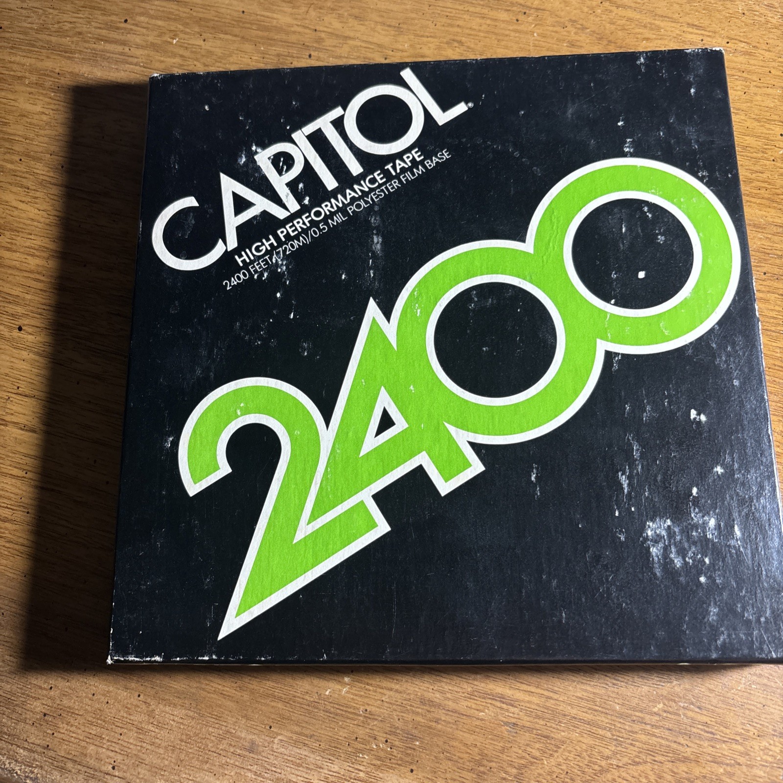 Vintage  Capitol High Performance Tape, LP, 7" Reel, 2400 ft  Pre-Recorded 
