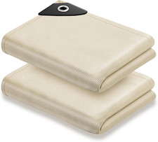 Welding Blanket Fire Resistant Large 6X8 Ft - 2 Pack Fiberglass Flame Retardant