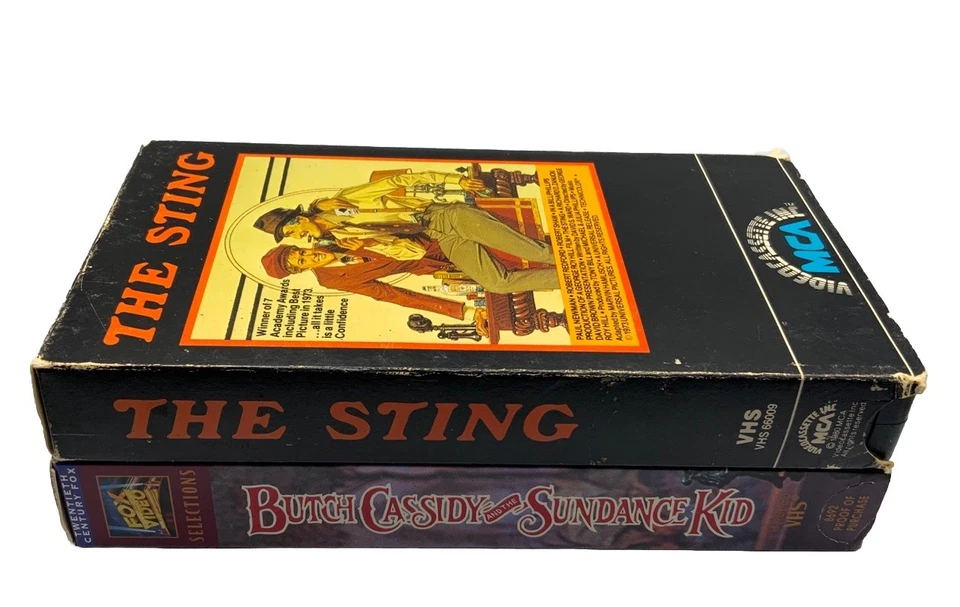 Redford VHS Movie Lot: The Sting (1973) & Butch Cassidy And Sundance Kid (1969) - Image 3 of 4