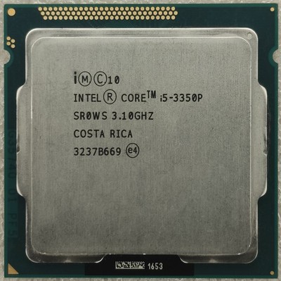 Intel Core i5-3350P Processor 4 Core 4 Threads 3.30Ghz 6MB Cache 5GT/s Bus Speed