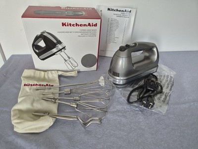 KitchenAid Handmixer 5KHM9212ECU CONTOUR SILVER