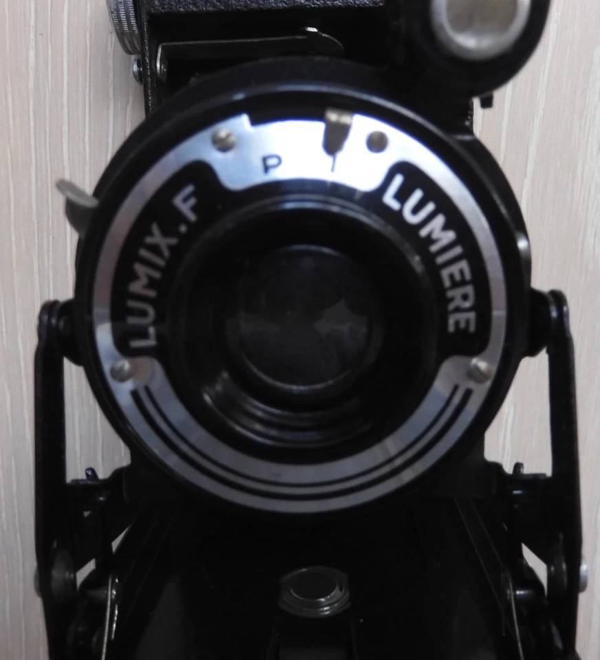 Ancien Appareil Photo à soufflet LUMIX F. LUMIERE + Etui de rangement - Photo 4/4