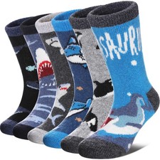 MQELONG Wool Socks for Kids Boys Girls Winter Warm Wool Hiking Thick Boot Coz...