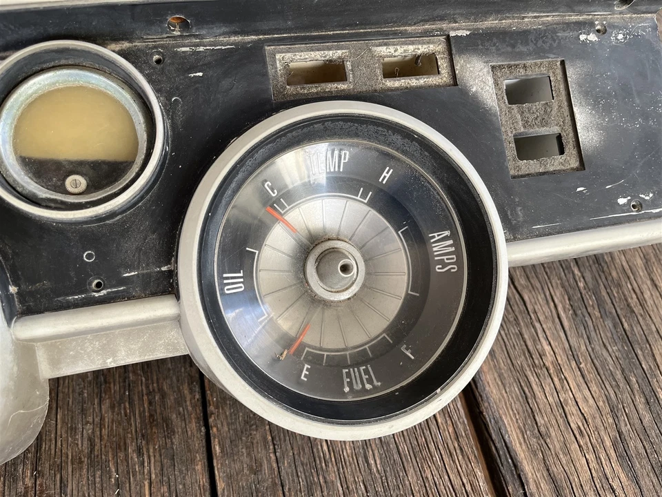 Cuadro de instrumentos Mercury Cougar 1967 1968 OEM 67 68 indicadores bisel de cableado  Foto 3 de 4