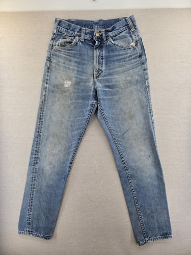 Vintage 1960s Lee "Leens" Jeans Mens 28x29" Sanforized Talon Zip Rare Slim
