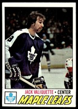 1977-78 Topps #64 Jack Valiquette Maple Leafs
