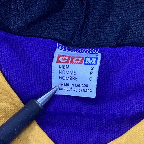 Camiseta deportiva para hombre Robby Glantz International Power Skating CCM talla S hecha en Canadá - Imagen 4 de 5