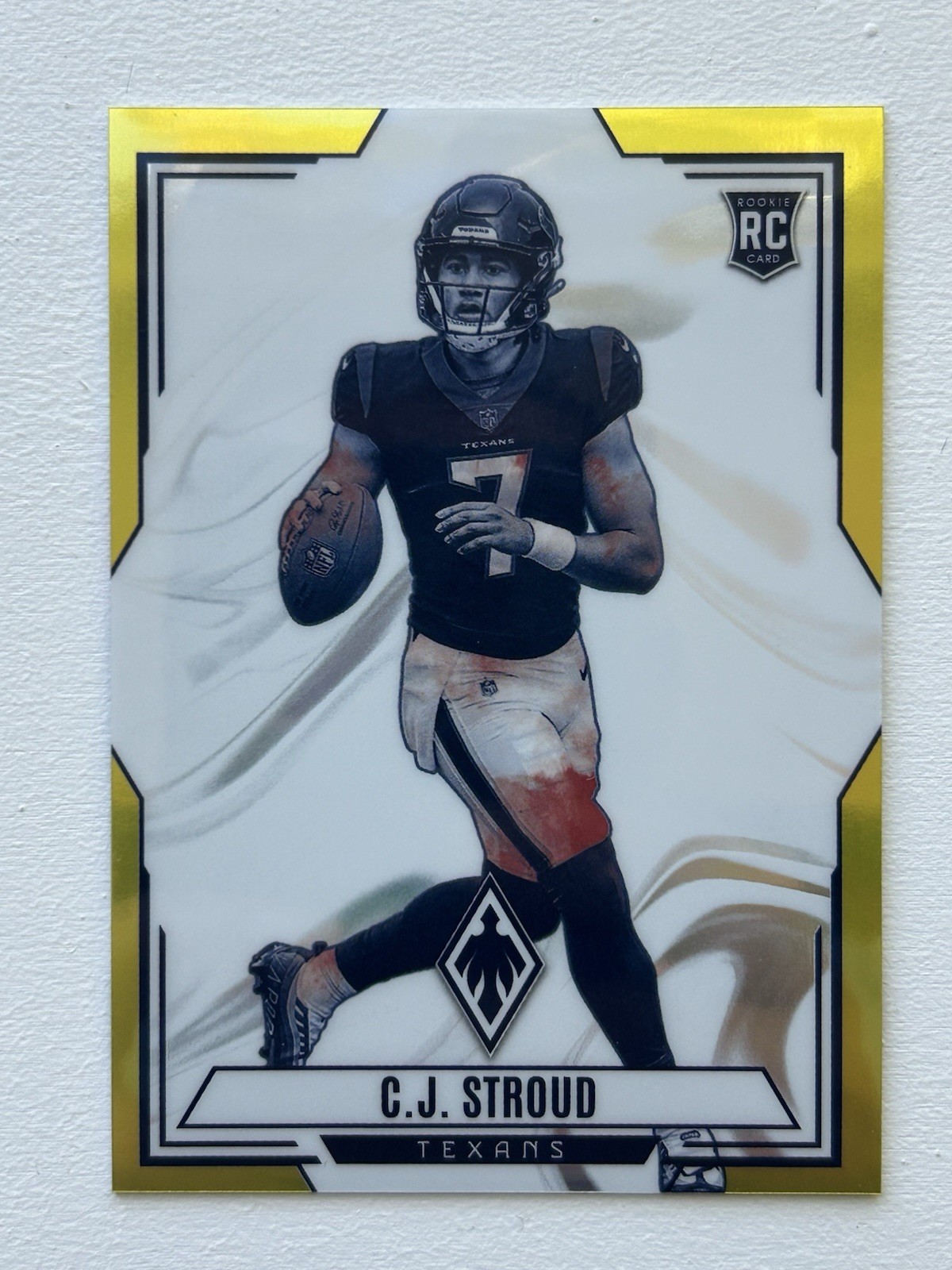 2023 Phoenix CJ Stroud Contours Yellow RC /75