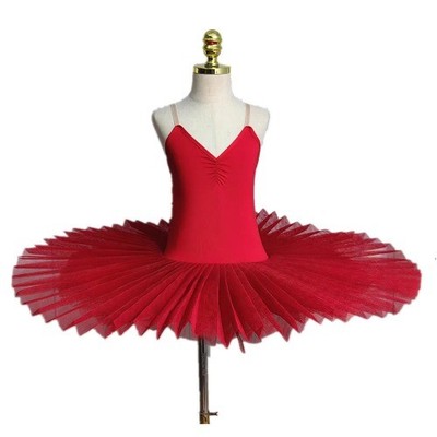Tutu Skirt Ballet Dress Performance Costume Kids Clothing Stage Professional