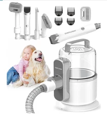 Simpleway Dog Vacuum Grooming Kit for Shedding