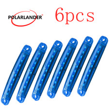 6PCS BLUE 9led 3030 lamp beads 12-24V universal 1Wx9 truck side light