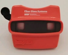 Red Image 3D View-Master, Working, Made In USA 