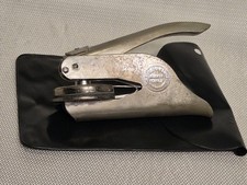 Vintage Corporate Notary Seal Embosser Hand Press Stamp Atl, Georgia USA