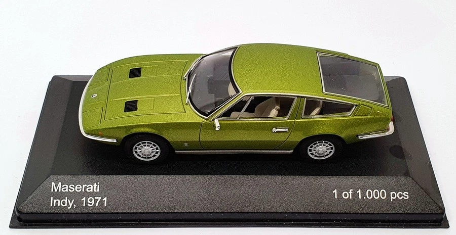 Whitebox 1/43 Scale WB084 - 1971 Maserati Indy - Metallic Green - Image 4 of 4