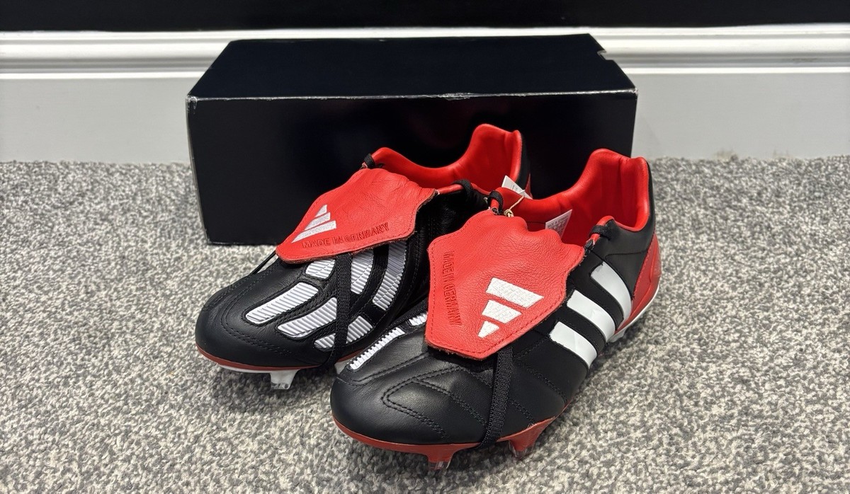 Adidas Predator Mania Remake FG UK Size 9 Black/Red/White