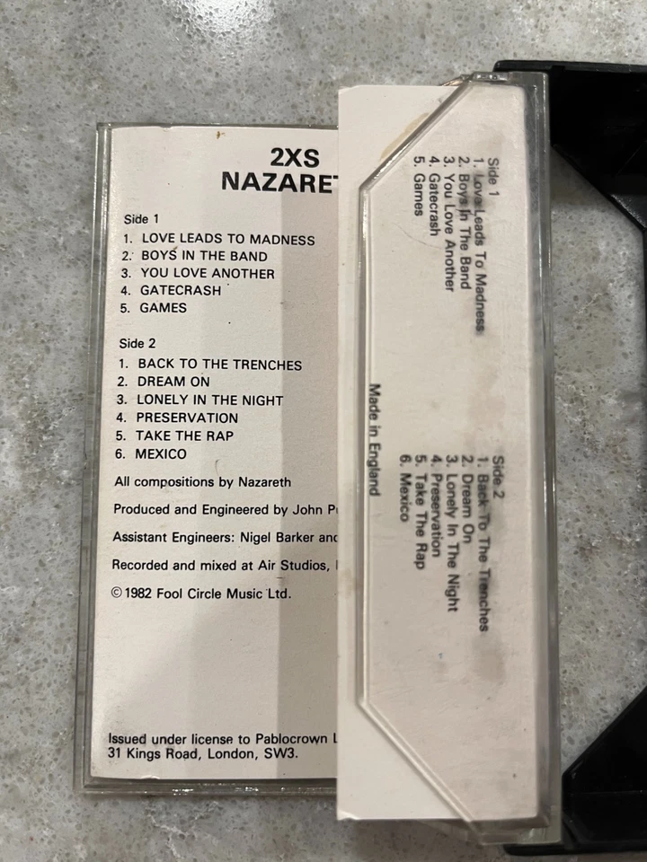 2XS by Nazareth Cassette  Foto 2 de 4