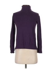 IMAN Women Purple Turtleneck Sweater S